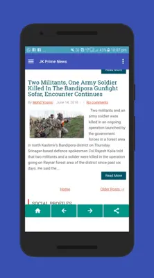 JK Prime News android App screenshot 1