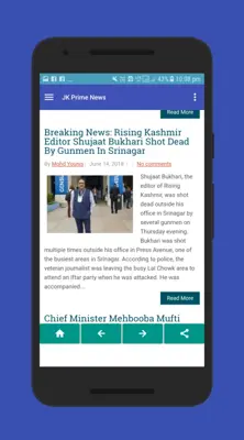 JK Prime News android App screenshot 2